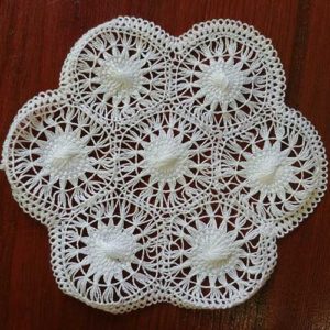 Handmade Clover rosette